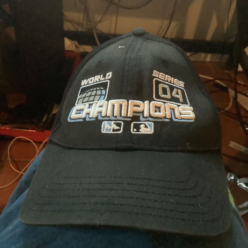 World champions World Series 2004 rare cap hat vintage vtg one size fits all